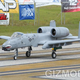 Illustration for article titled A10 RC Model vs the Real Thing at Top Gun 2008